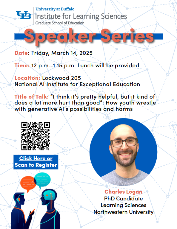 Speaker Series: Charles Logan